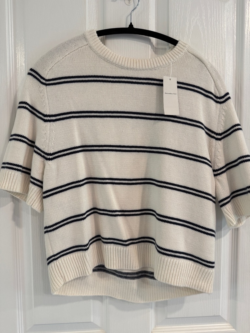 Abercrombie Short-Sleeve Knit Sweater